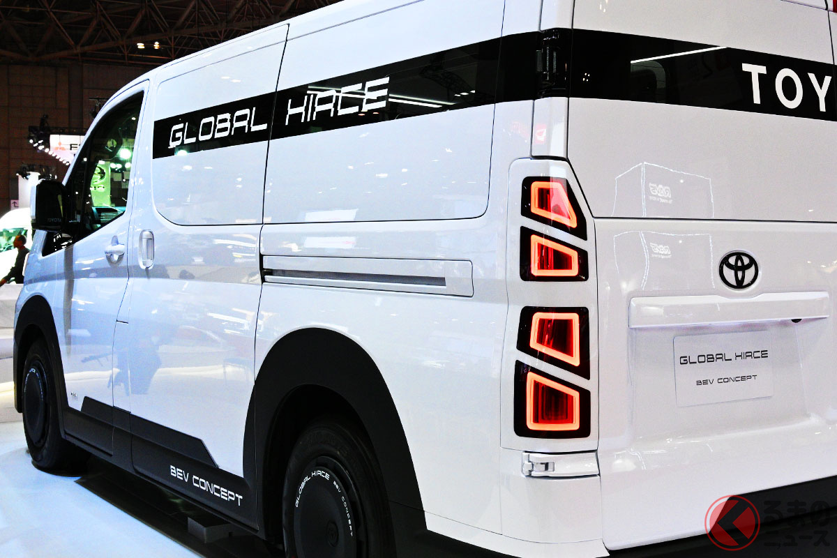 次期ハイエースを示唆するトヨタ「GLOBAL HIACE BEV CONCEPT」に反響集まる!
