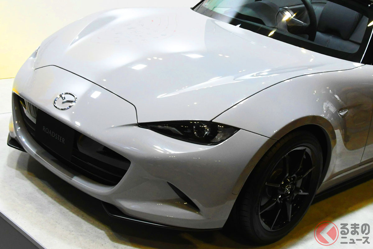 マツダ「ロードスター2/3スケール」が実車店展示!(ジャパンモビリティショービズウィーク2024)
