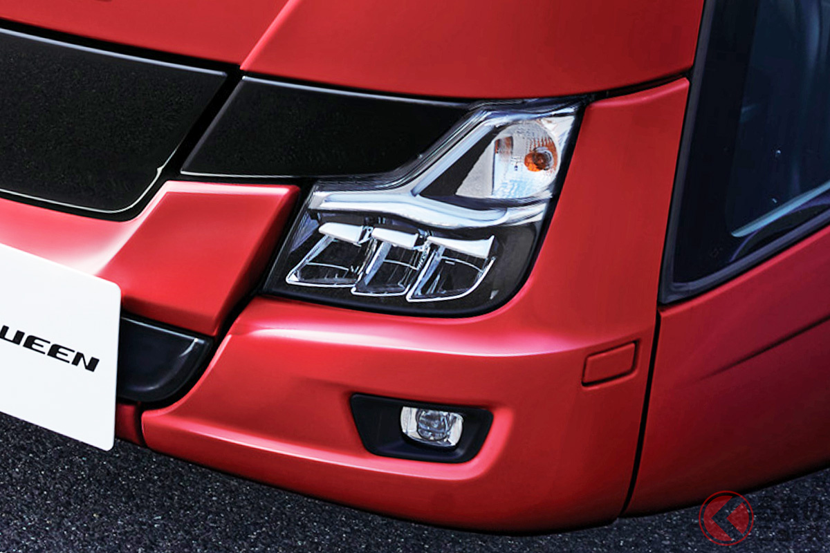 三菱ふそう「エアロクィーン」(画像:三菱ふそうトラック・バス公式サイト)