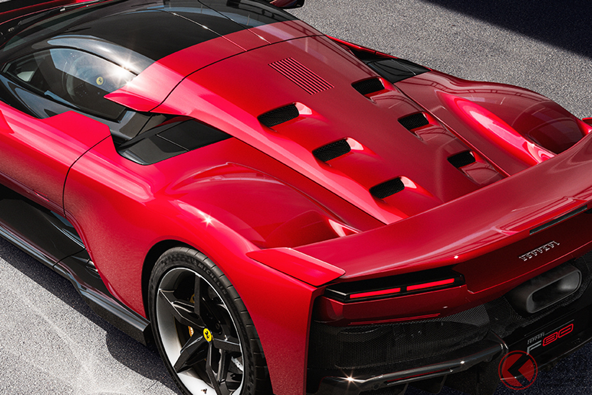 フェラーリの新たなスポーツカー「F80」には過去のモデルのオマージュが散りばめられている!