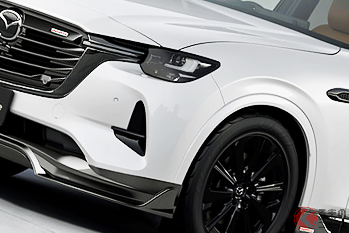 精悍さがさらにアップ! マツダ新型3列シートSUV「CX-80」に「AutoExe(オートエクゼ)」カスタムアイテムを設定