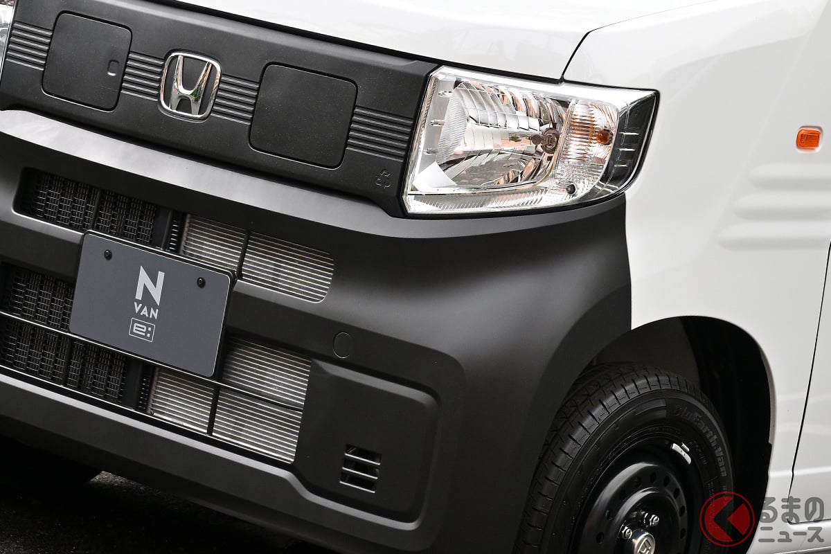 新型「N-VAN e:」に新採用された「ボタン式シフト」