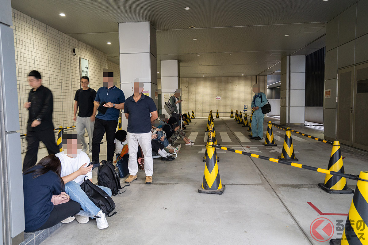 こちらは鮫洲試験場の様子(撮影:加藤久美子)