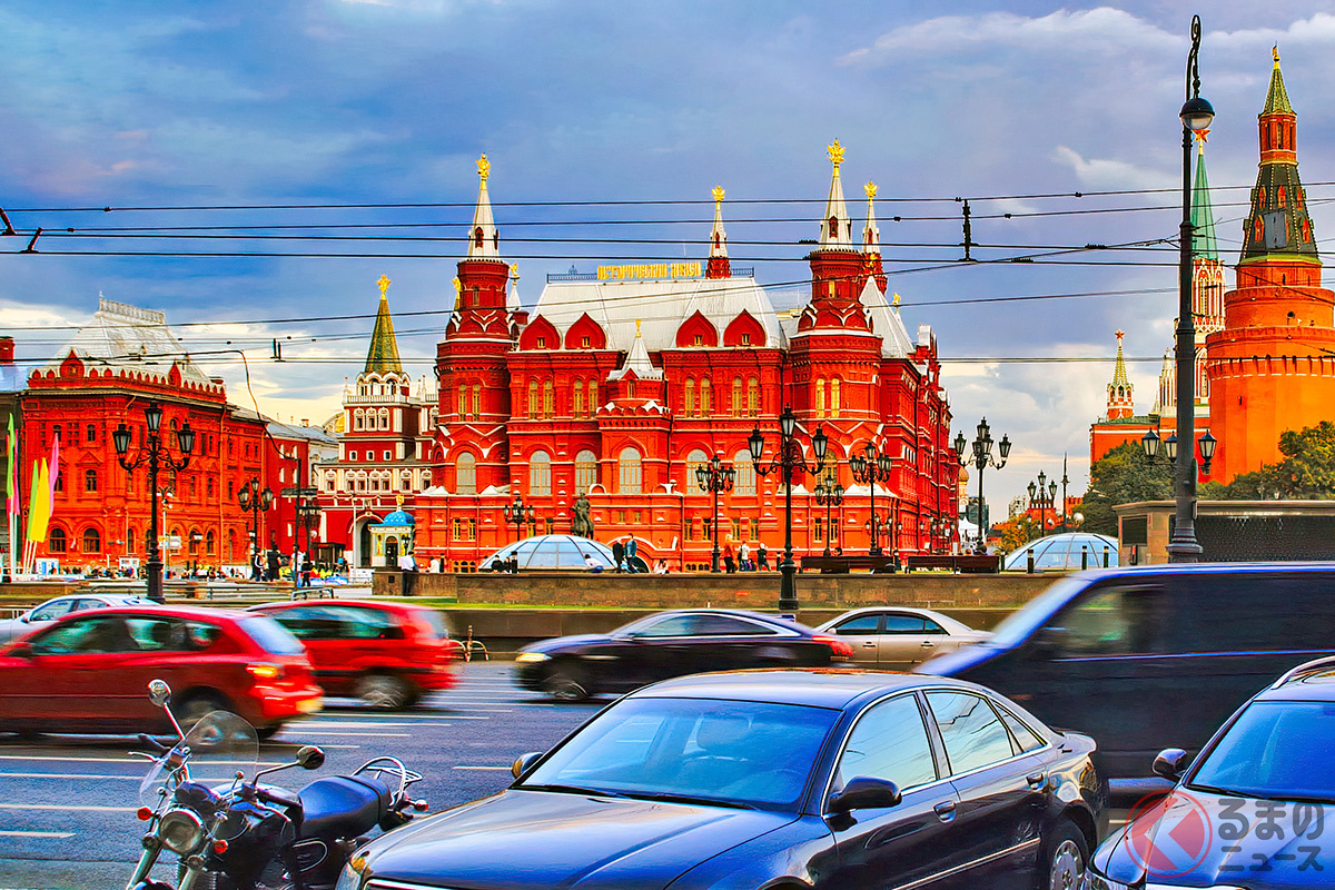 経済制裁を受けているにもかかわらずロシアは日本の中古車輸出仕向け先トップ、なぜ？（画像はロシアの首都モスクワ）