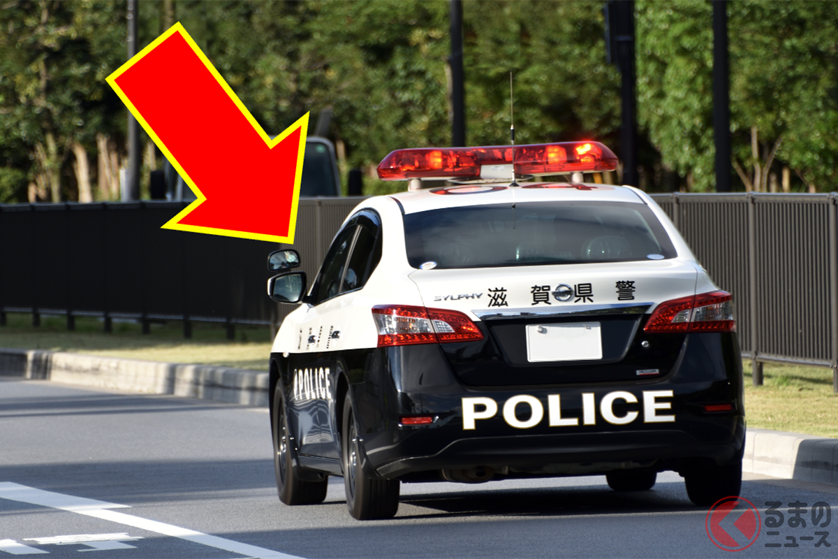 パトカーが前に! 微妙に嫌なシチュエーション追い越しはありなの?(画像はイメージ)