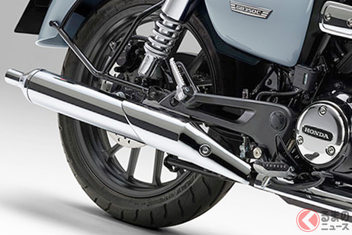 新型バイク「GB350 C」キャブトン型マフラー