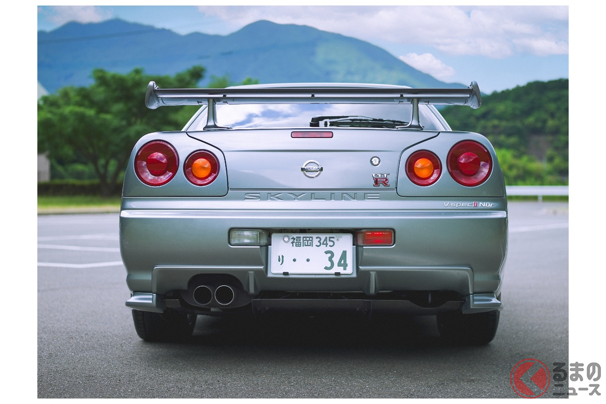 約6024万円で落札された日産「スカイラインGT-R VスペックIIニュル」(Photo:(c) Bring a Trailer/Seller:DaveyJapan)