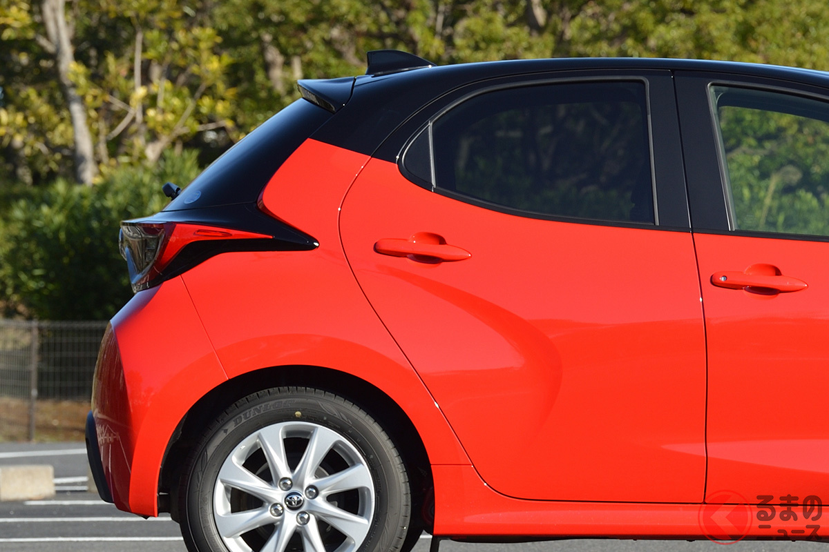 10月に乗用車1位となった「ヤリス」(改良前モデル)