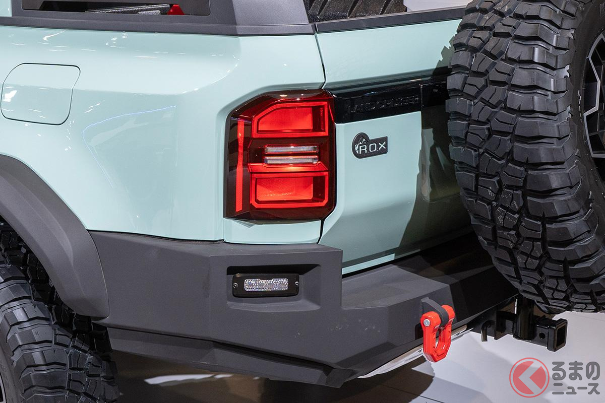 SEMAショーに展示されたトヨタ新型「ランドクルーザーROXコンセプト」(現地撮影:加藤博人)