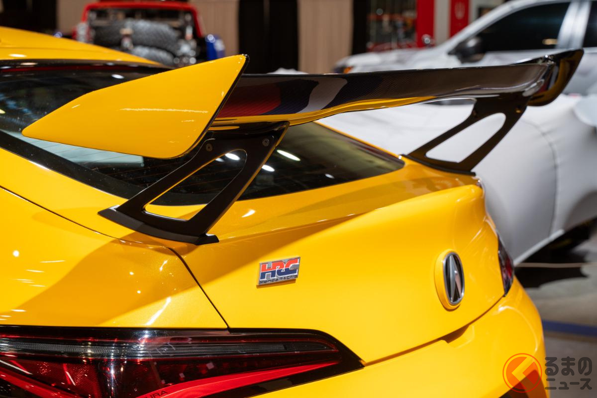 「ホンダ・レーシング(HRC)」がSEMAで展示した「アキュラ インテグラ タイプS HRCコンセプト」(現地撮影:加藤博人)