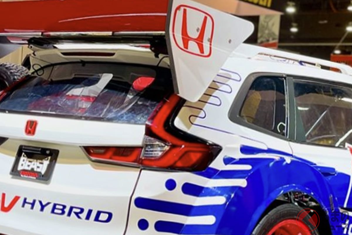 ホンダ「CR-V ハイブリッドレーサー」新たなラッピングデザイン(2024SEMA 展示車両)