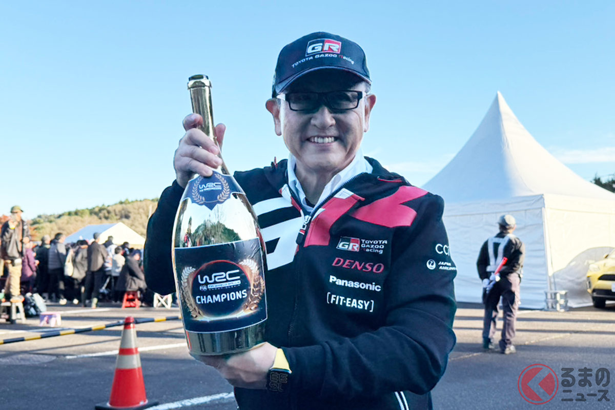 トヨタが大逆転で4年連続となる「マニュファクチャラーズチャンピオン」に!(画像はトヨタの豊田章男会長/撮影:筆者)