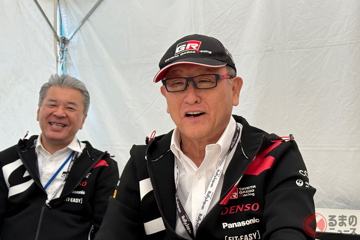 TGR-Dを語る豊田章男会長(筆者撮影)