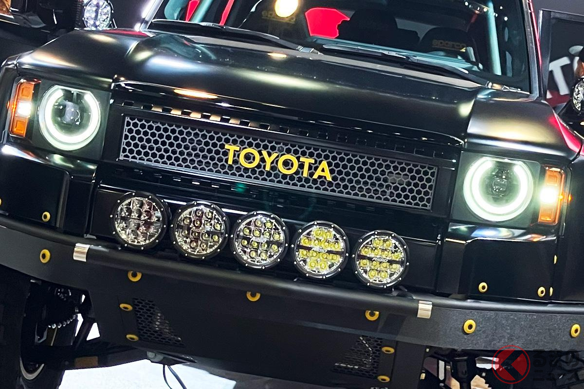 多様なカスタマイズが施された「SEMA2024」に展示された(撮影:筆者)