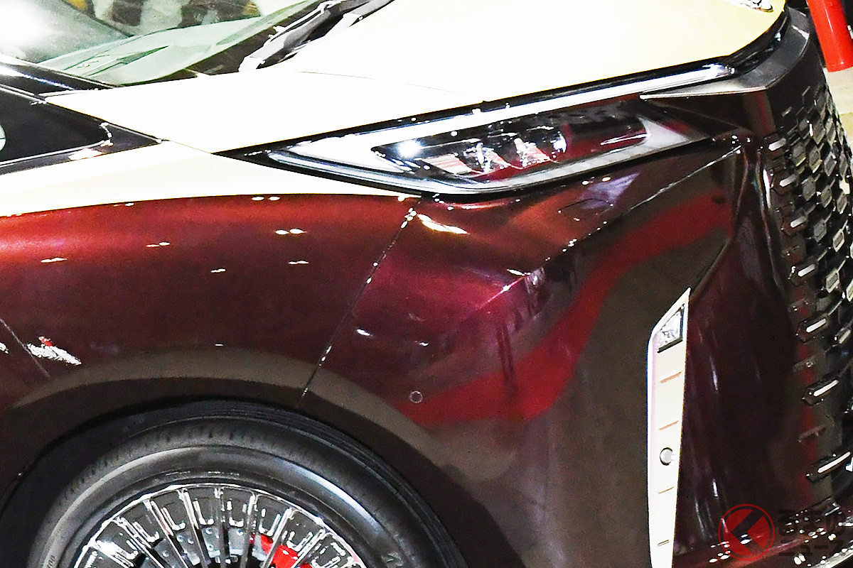 トムス独自開発のバイカラーも豪華! レクサス「LM」トムス仕様「LMショーファースタディ」