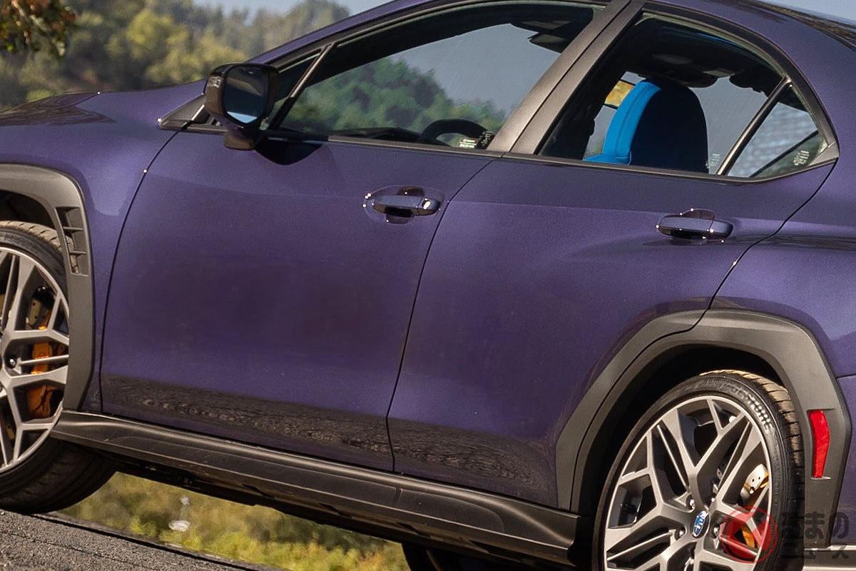 「ギャラクシー・パープル」が映える新型「WRX tS」