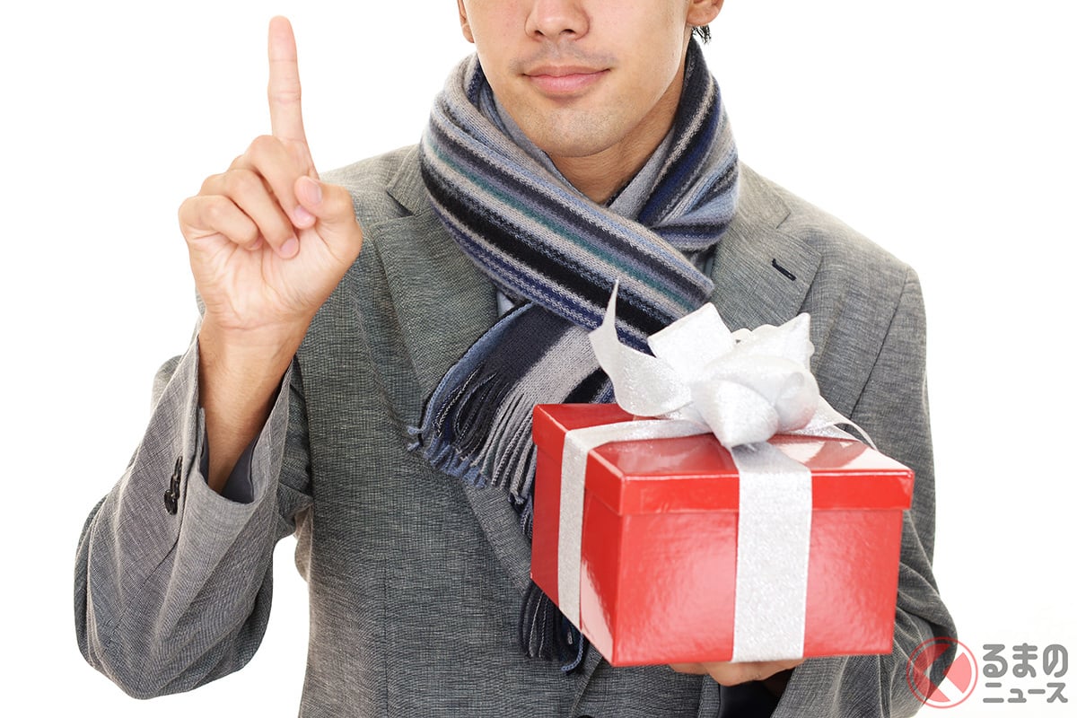 「マフラーをプレゼント」 あなたはどっちを連想する?