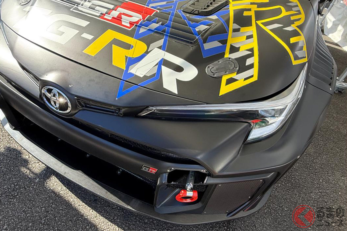 トヨタが超電導技術搭載の「GRカローラ」を世界初公開!