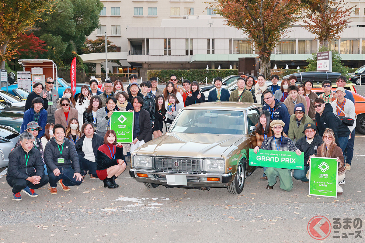 「くるままていらいふ カーオーナーミーティング in 芝公園」の様子