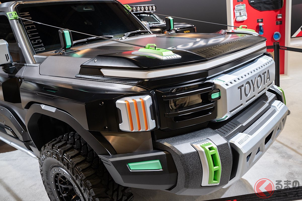 顔がスゴイ斬新「ランクル」初公開!(現地撮影:加藤博人)