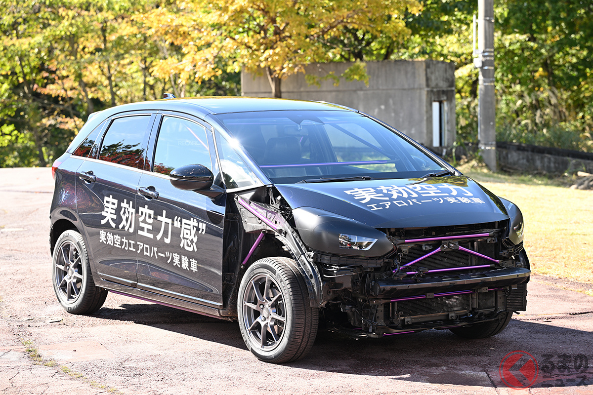 バンパーはないけどいたるところに補強が…「実効空力“感”コアバリュー車」