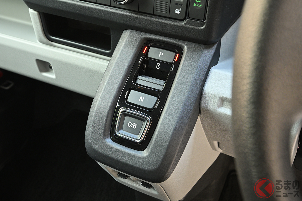 ホンダ新型「N-VAN e:」の斬新シフト