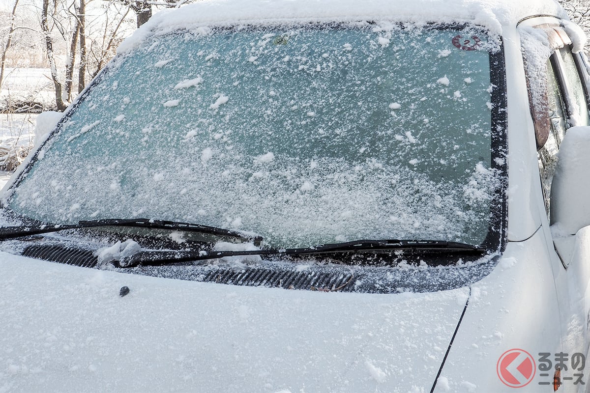 ちょ…! ガラスが凍ってる! どうすればいい?