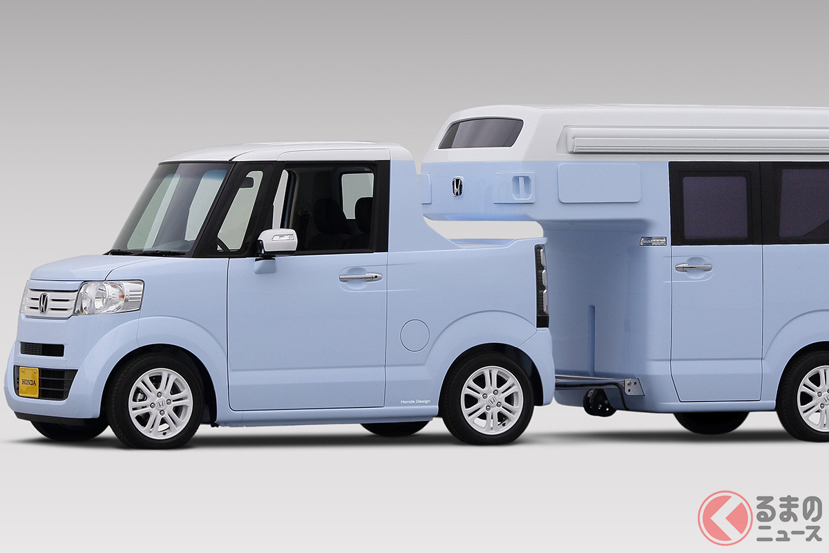 眺めているだけで楽しくなってくる！ 斬新すぎるコンセプトモデルのホンダ「N-TRUCK／N-CAMP」