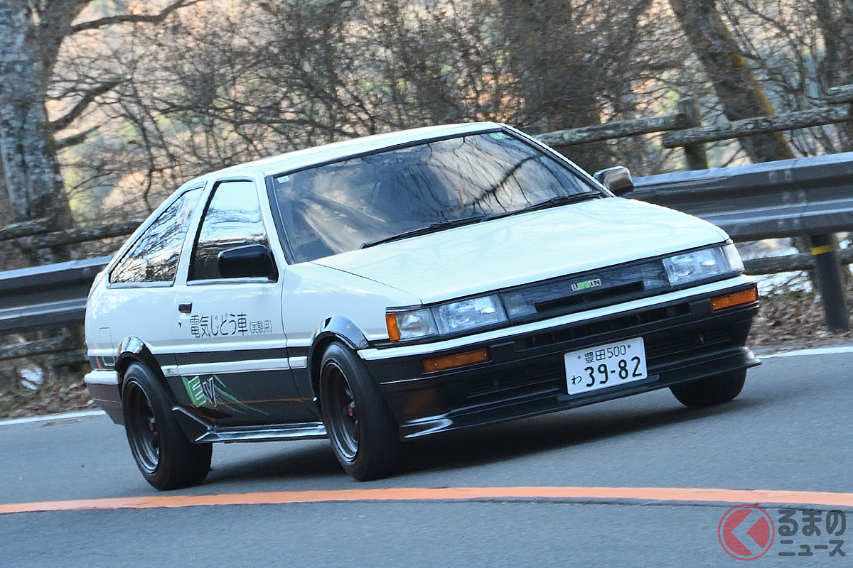 BEVになった「カローラレビン(AE86)」