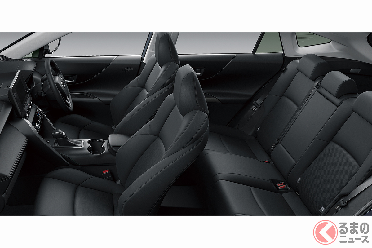 トヨタ「ハリアー」で最もベーシックなグレード「ハリアーS」(ガソリン車・2WD)の内装