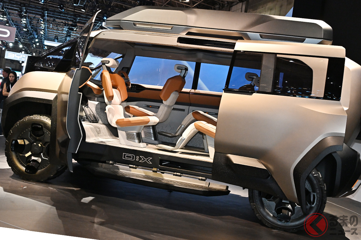 SUVミニバンのコンセプトモデル「MITSUBISHI D:X Concept(ミツビシ ディーエックス コンセプト)」