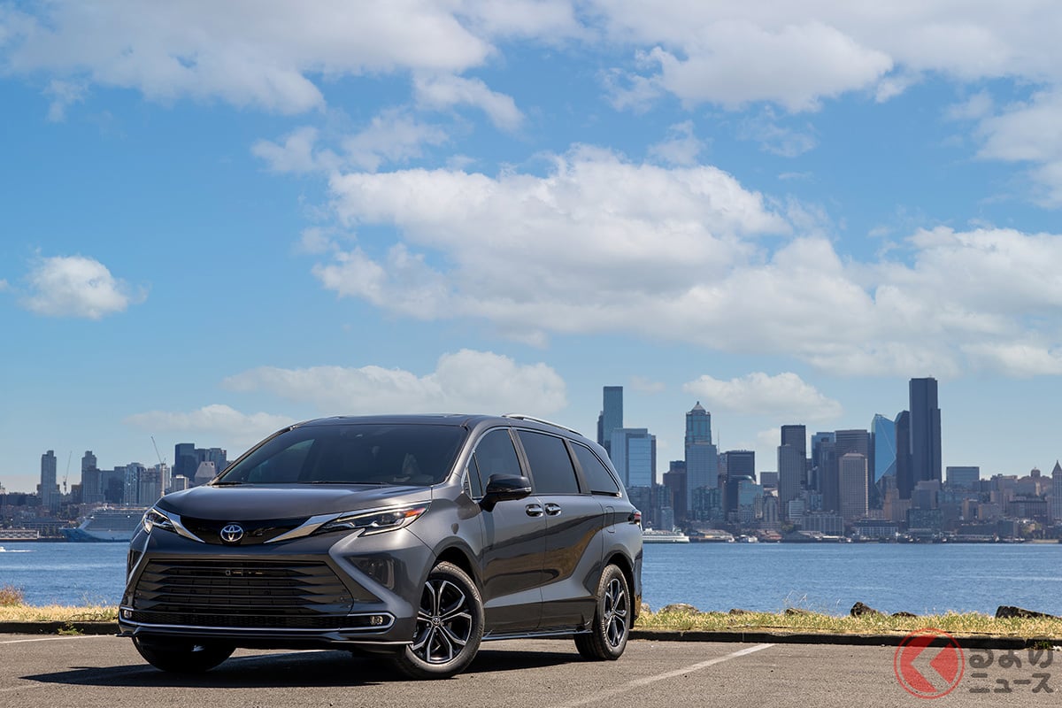 トヨタの背が低いミニバン「シエナ」 まさにエスティマ後継モデル?(画像は米国の2025年モデル)