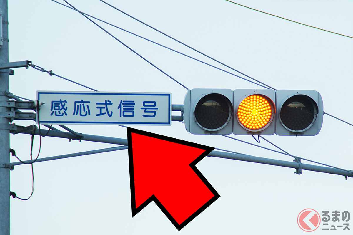 感応式信号機(画像:PIXTA)。