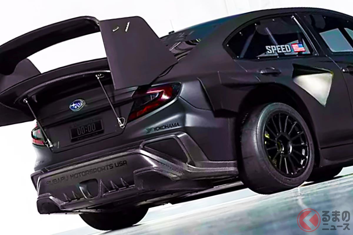 680馬力の「水平対向エンジン」&「ド派手ウイング」搭載!