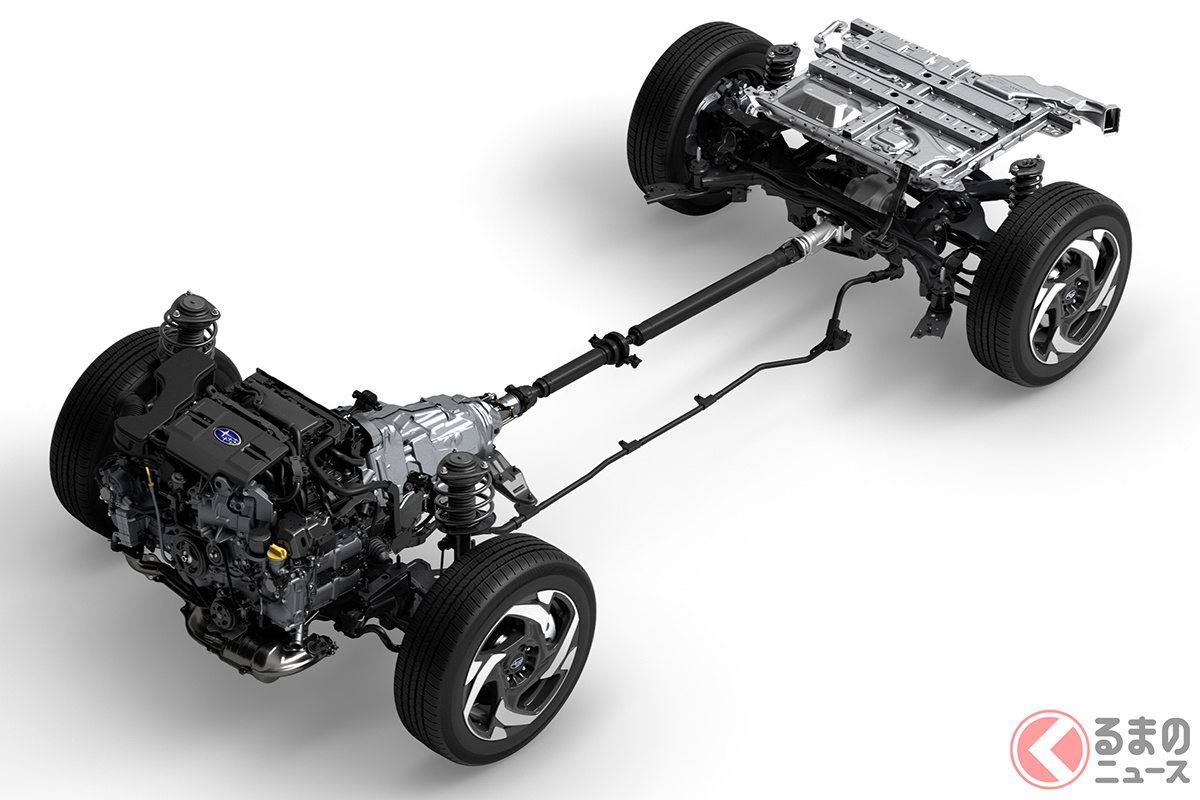 スバル「クロストレック」に国内初採用されたストロングハイブリッドシステム「e-BOXER(イーボクサー)」