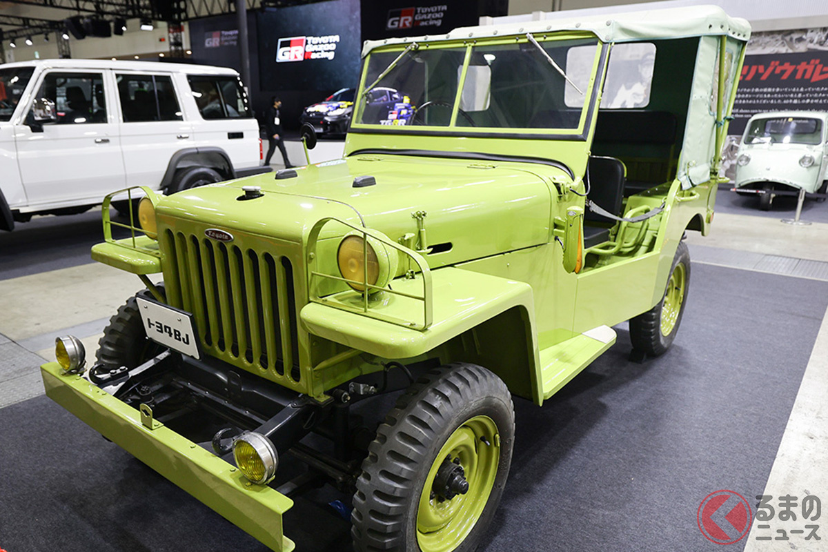 「ランクルBASE」どうなる? 画像はTOYOTA GAZOO Racingブース内に展示された「ランドクルーザー(BJ)」