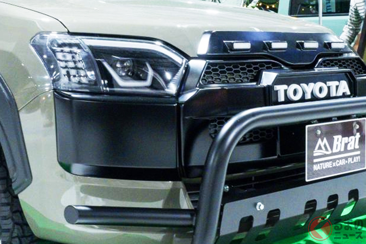 ゴツイフェイスデザインがカッコイイ! Bratのトヨタ「プロボックス」カスタムモデルに反響集まる!