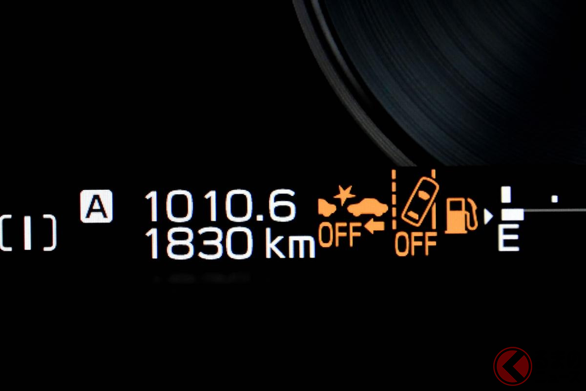 無事に刈谷ハイウェイオアシスに到着。メーター上は「1010.6km」走って燃費は「19.0km/L」