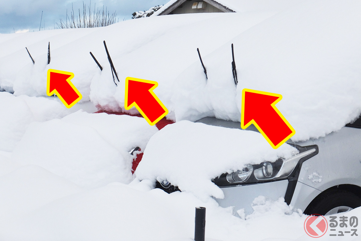 積雪時にワイパーを立てない方がいいこともある!?