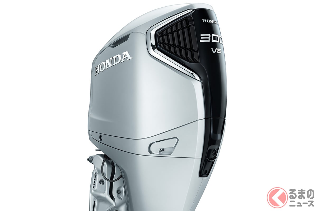 ホンダの船外機にはまだV8がある! 新型船外機「BF300」