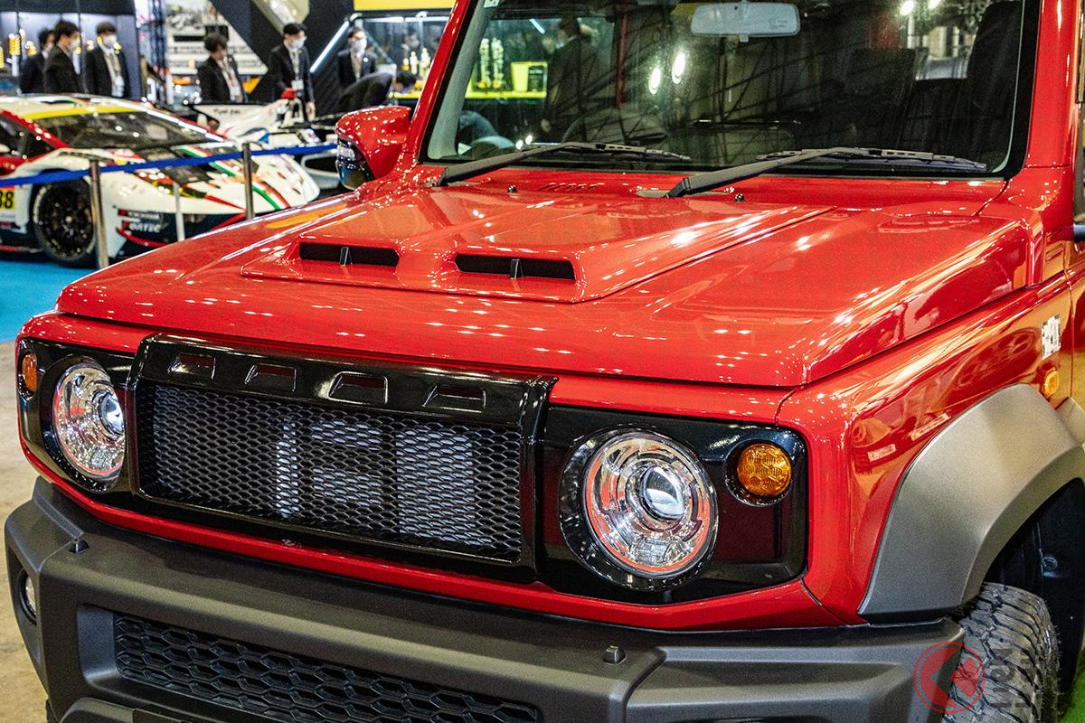 カスタムされた「ジムニー5ドア」が複数展示されていた東京オートサロン2025