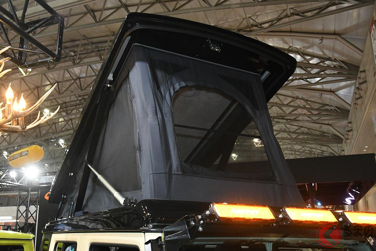 もうポップアップテントを装着したジムニー5ドアがあるの?