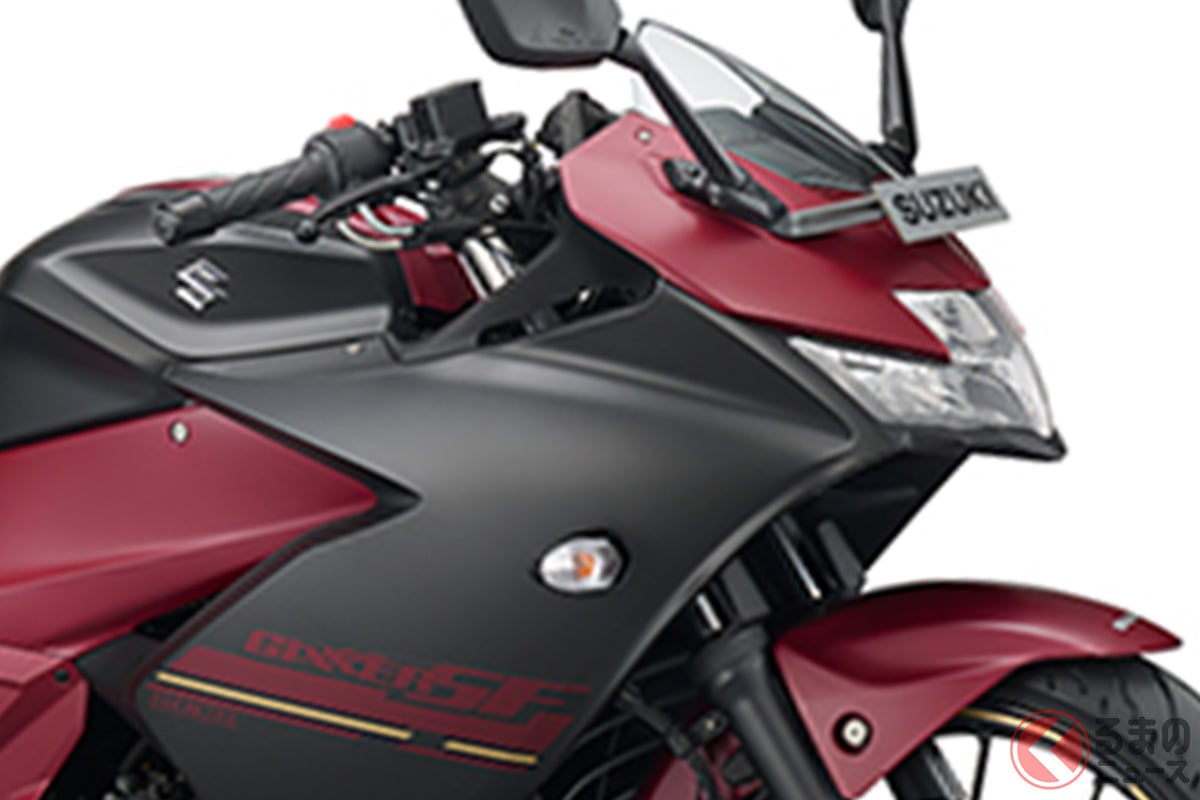 バイオ燃料に対応したスズキ「ジクサー250SF」(インド仕様)