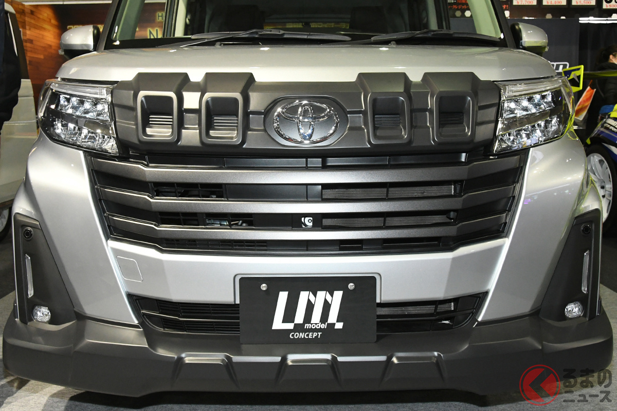 ゴツゴツパーツでカスタムした「ルーミー クロスオーバーランド」(model LM)