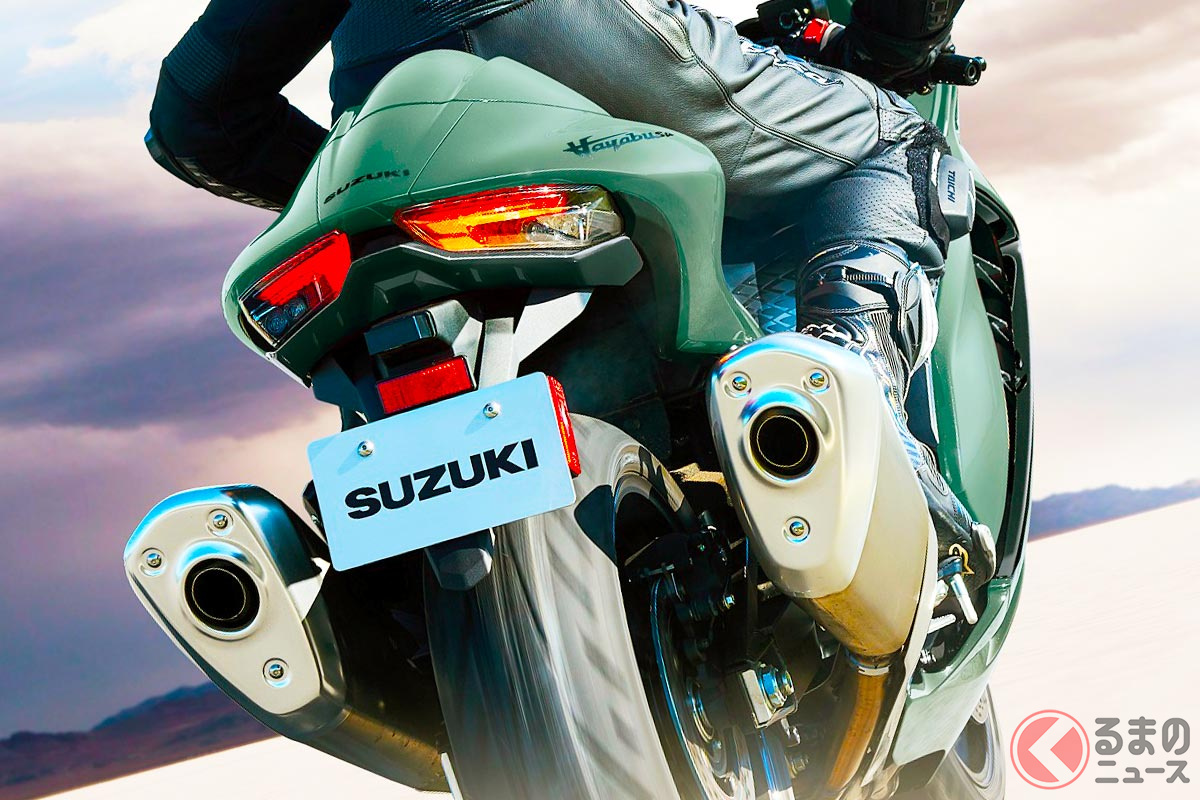スズキが新・爆速バイク「ハヤブサ」発表!