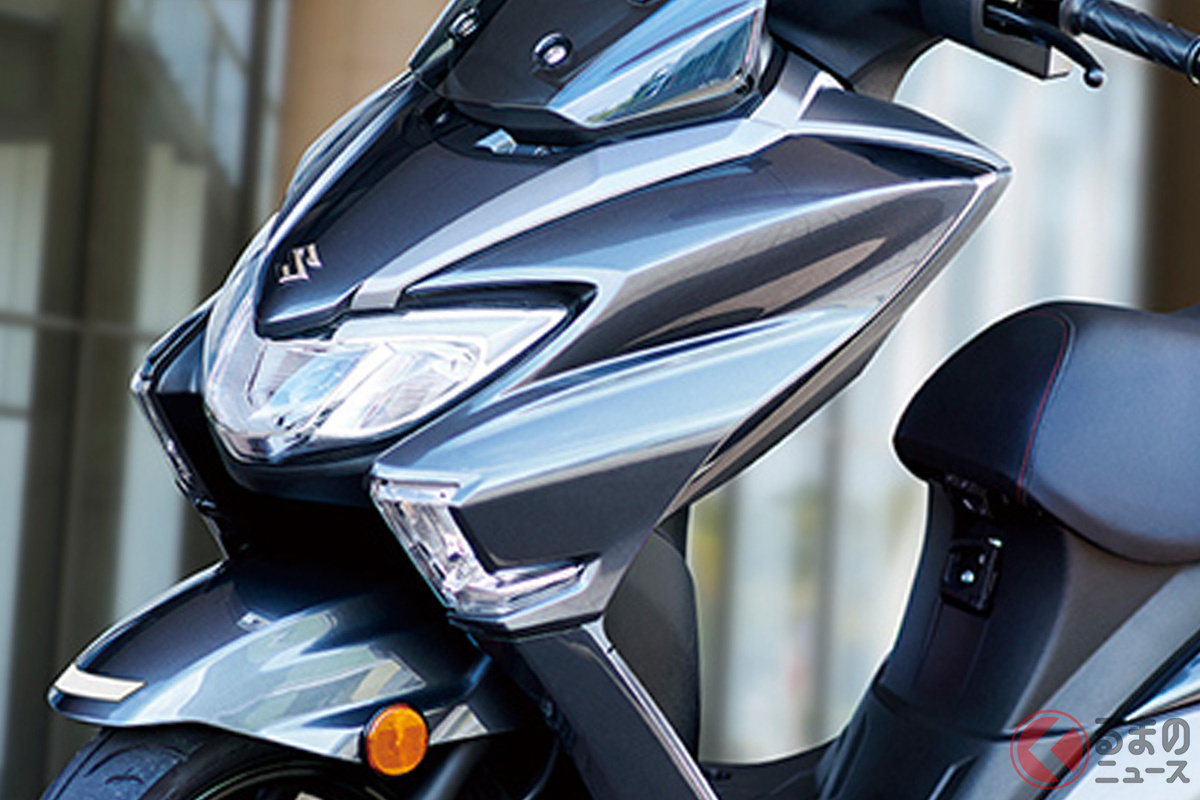 1リッター56kmの燃費性能を誇る、スズキ「バーグマン125EX」(2024モデル)