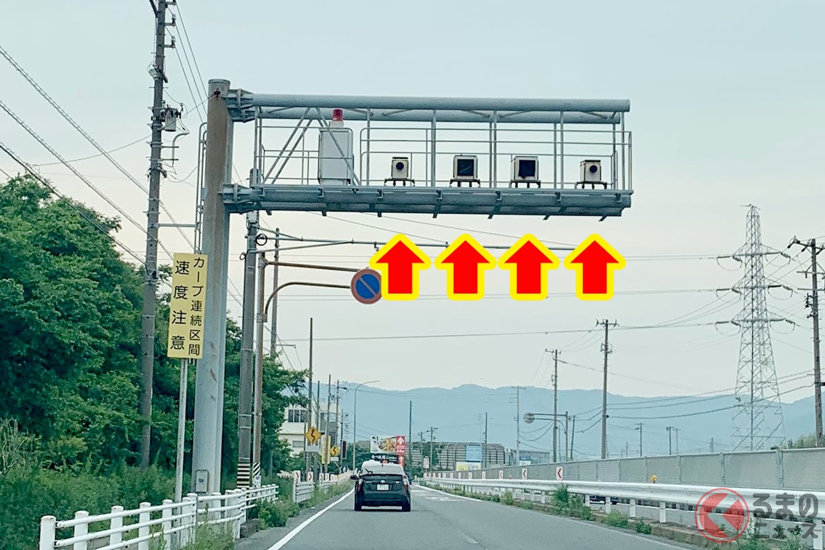 道路に設置された「謎のカメラ」