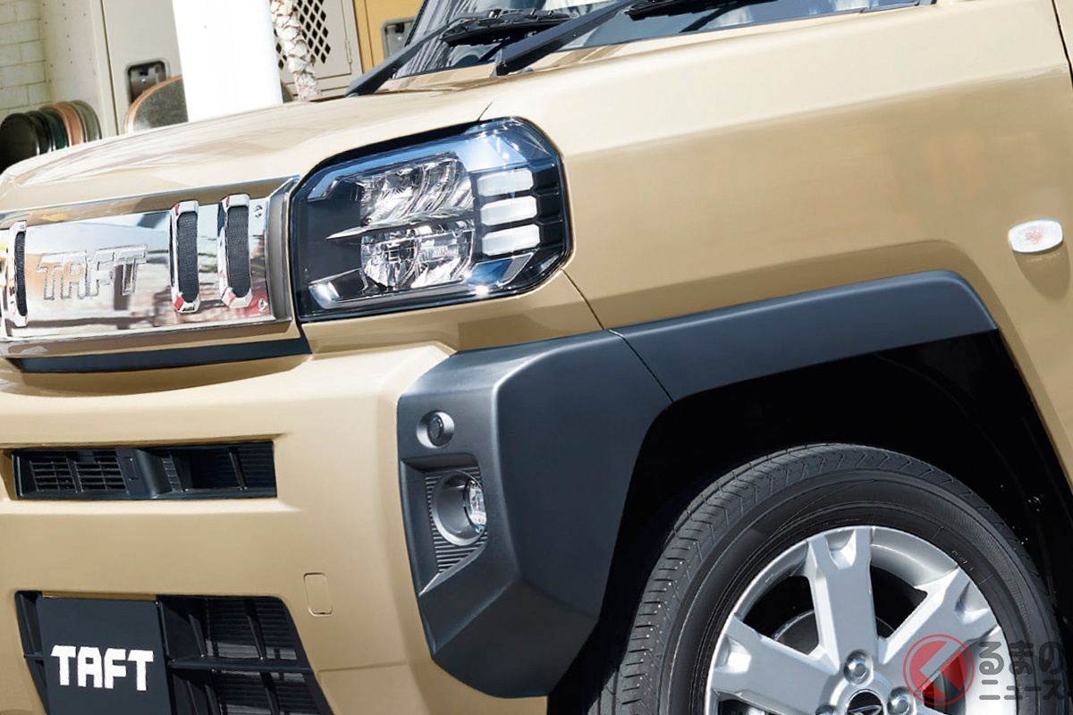 カクカクボディ×ブラックフェンダーがSUV感を演出!