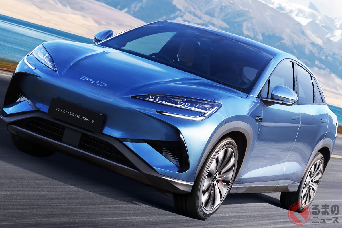 日本発売モデル第4弾「BYD SEAION 7」を2025年4月より発売