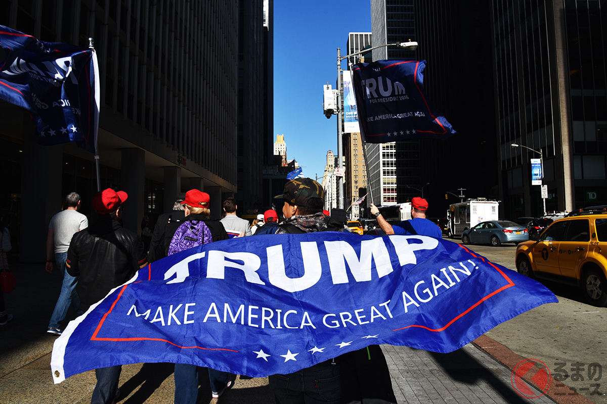 「アメリカ第一主義」を掲げるトランプ大統領「クレジット作者名表記 : 146 / PIXTA(ピクスタ)」